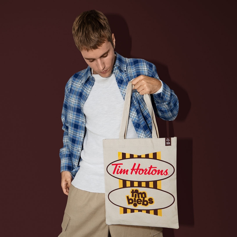 Justin Bieber X Tim Hortons Tote Bag, Timbeibs (sealed)